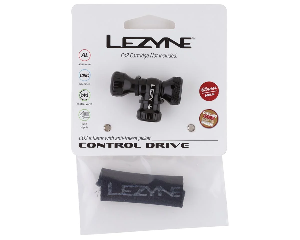Lezyne Control Drive CO2 Inflator (Black) (Head Only) - view 2